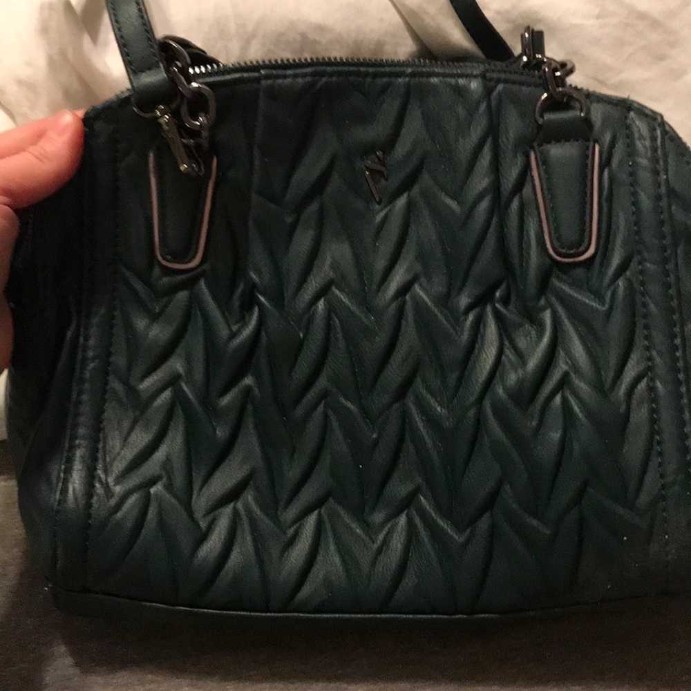 Green cross body bag